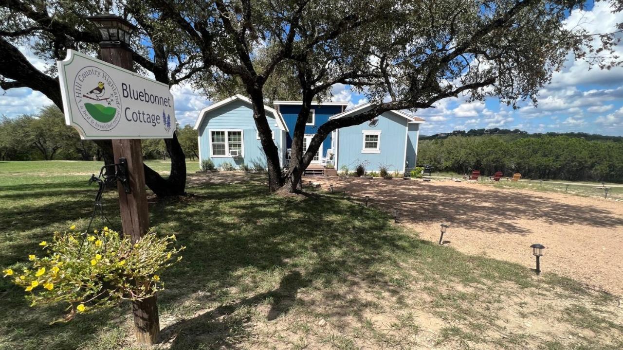 Hill Country Highland'S Bluebonnet Cottage Marble Falls Eksteriør billede